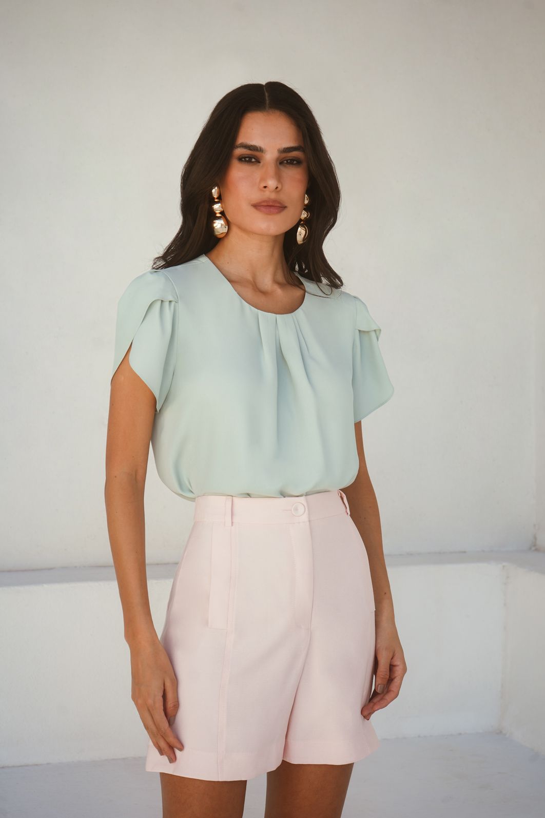Bermuda Twill Pesponto - Donna Ritz Bermuda Twill Pesponto - Donna Ritz