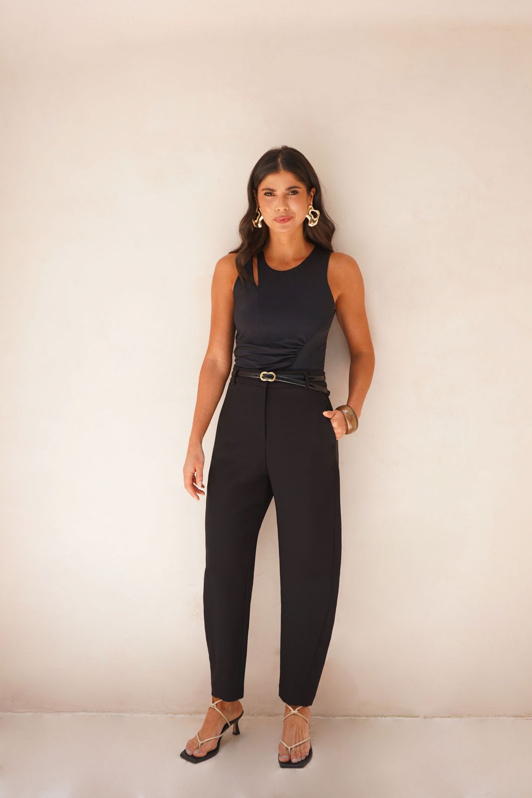 Regata Malha Fria Vazado - Donna Ritz Regata Malha Fria Vazado - Donna Ritz