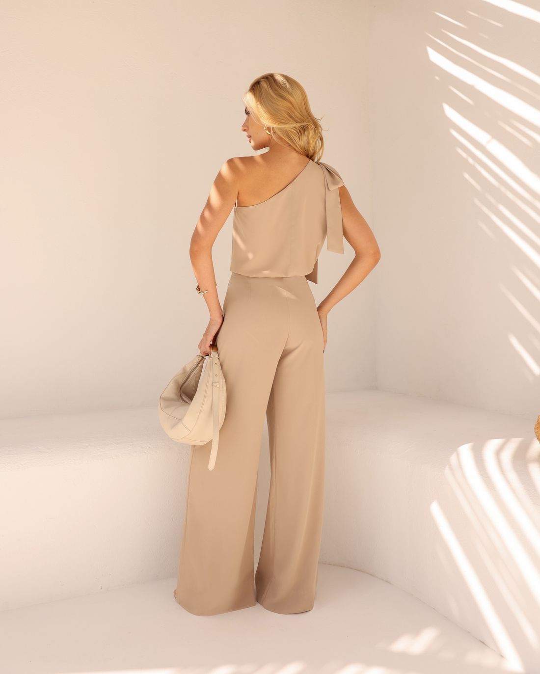 Blusa Ombro Único com Faixa- Doce Flor