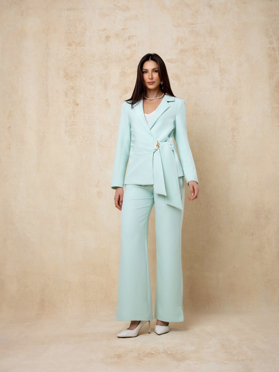 Blazer Transpassado Com Fivela - Doce Flor