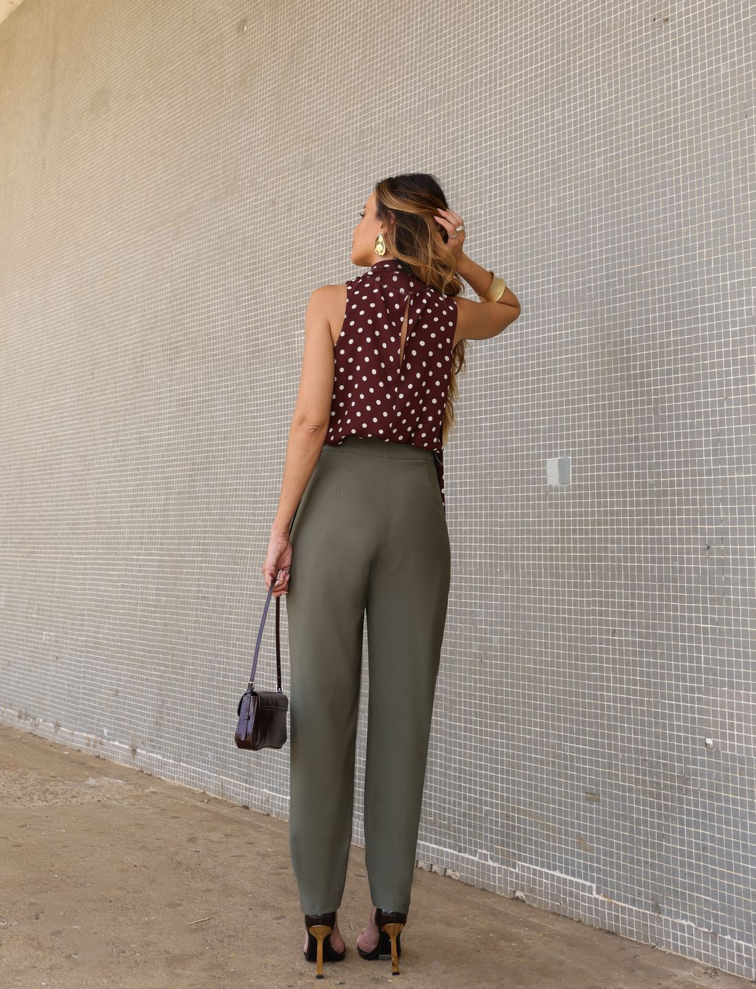 Calça Fivela No Cós - Doce Flor Calça Fivela No Cós - Doce Flor