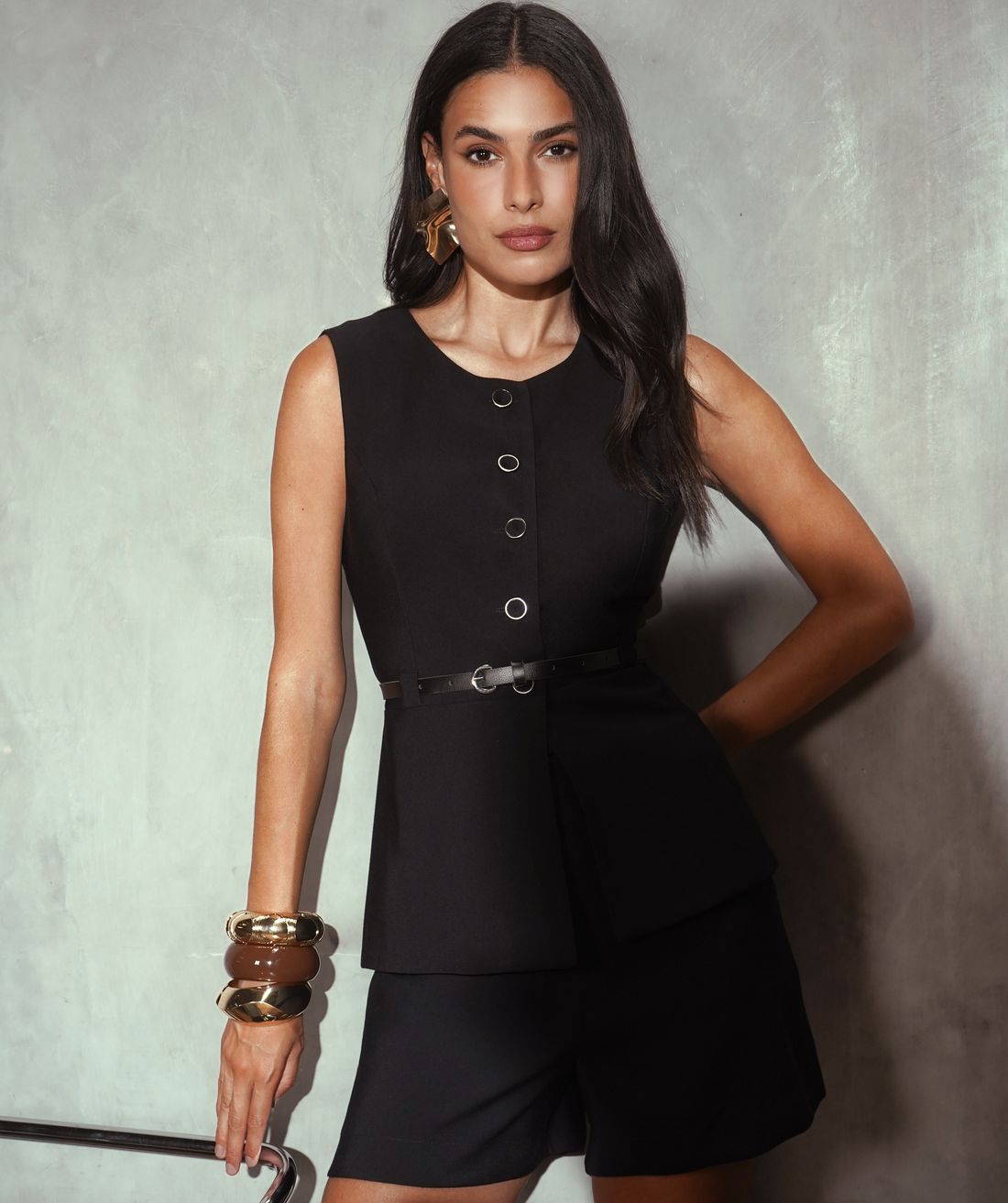 Shorts Twill Martingale - Donna Ritz