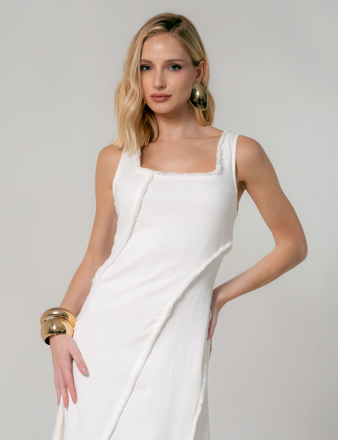 Vestido Stella Viscolinho - Unique Chic Vestido Stella Viscolinho - Unique Chic