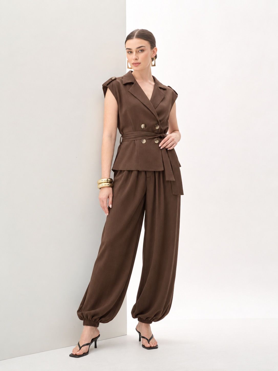 Calça de Viscose Sarja Aladim - Milalai Calça de Viscose Sarja Aladim - Milalai