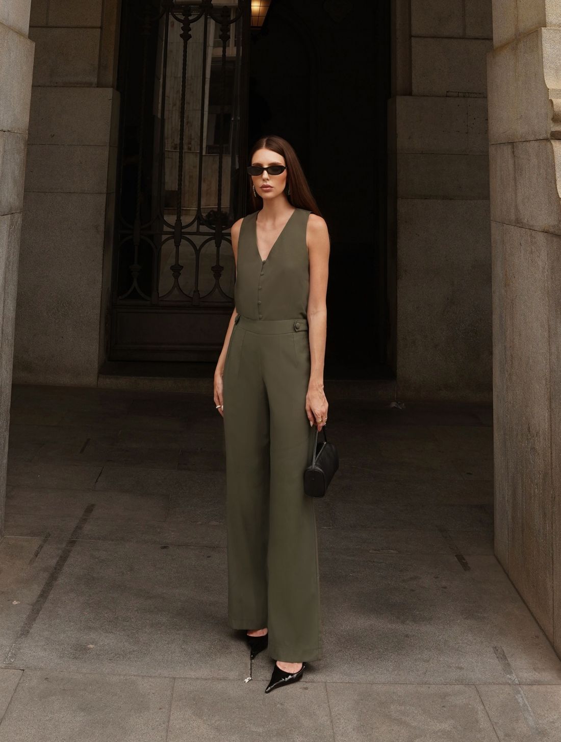 Calça Pantalona Martingale Cós - Doce Flor Calça Pantalona Martingale Cós - Doce Flor