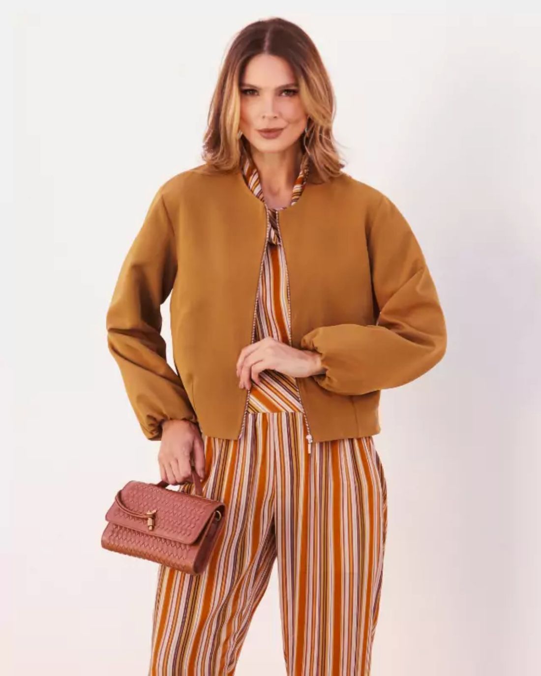 Jaqueta Bomber Span - Donna Ritz Jaqueta Bomber Span - Donna Ritz