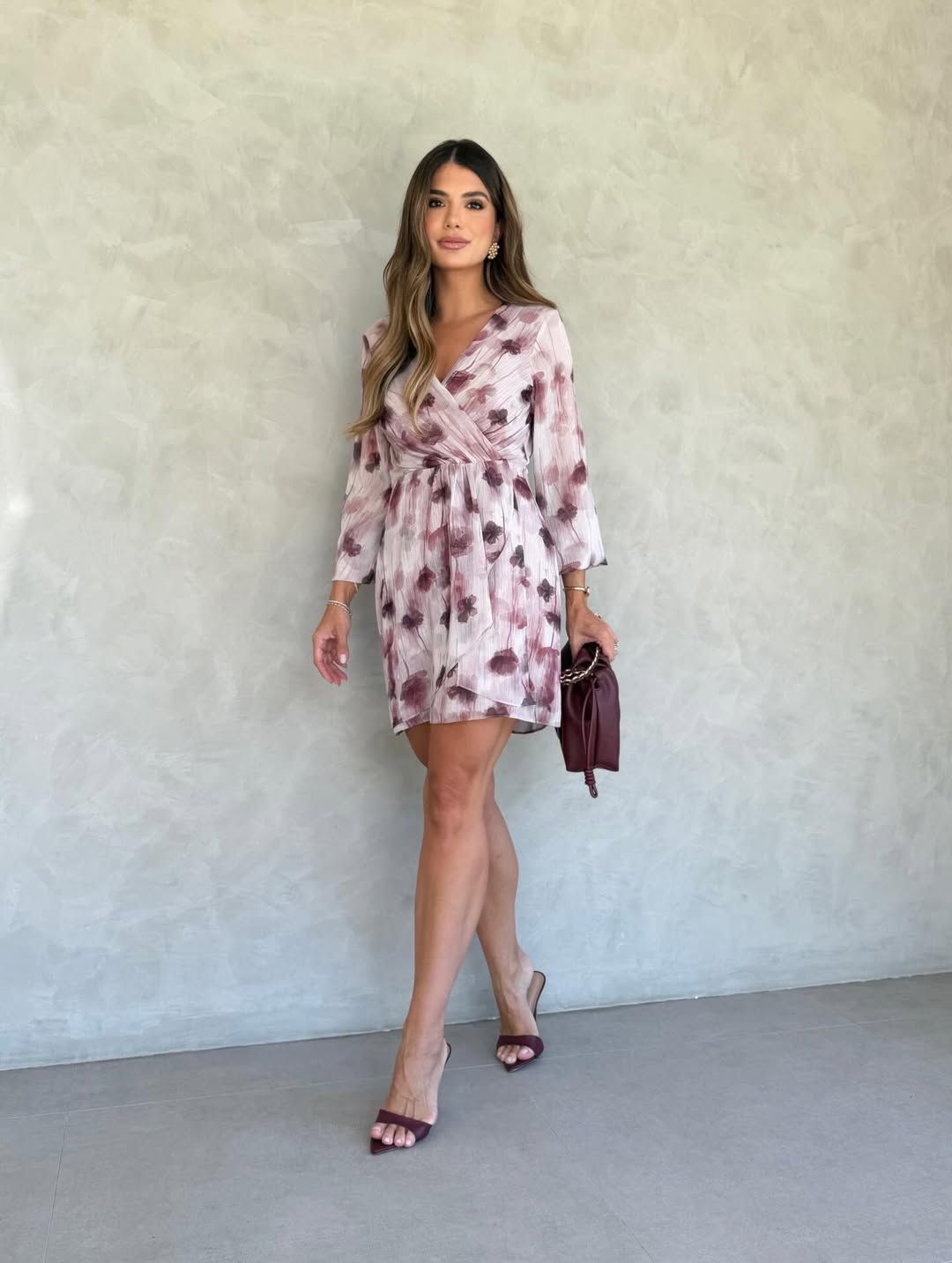 Vestido Curto Estampa Floral Exclusiva - Donna Ritz