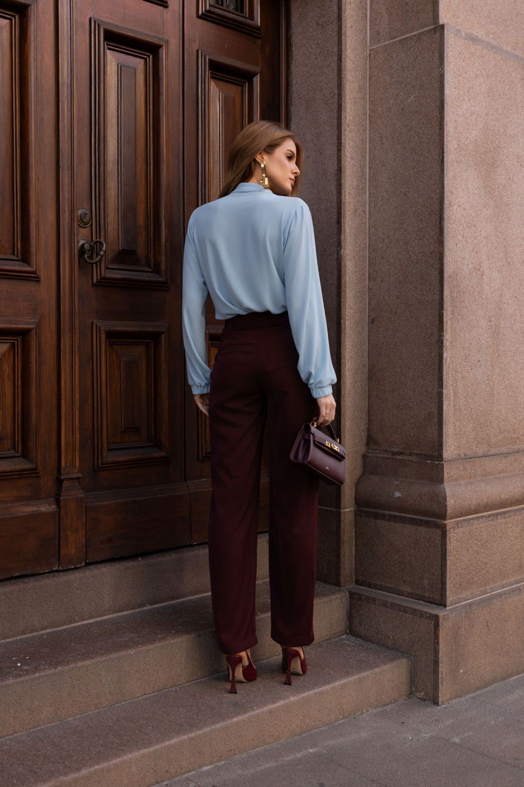 Blusa Crepe Ombro Pregas - Doce Flor