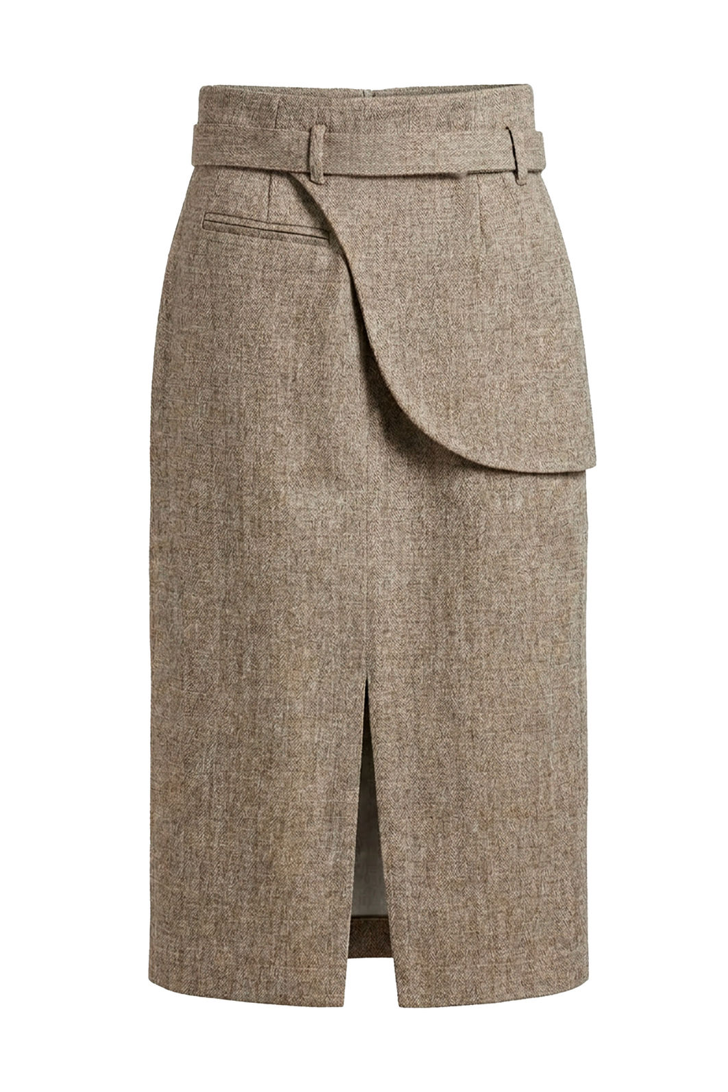 Saia Tweed Com Cinto Removível - Unique Chic Saia Tweed Com Cinto Removível - Unique Chic