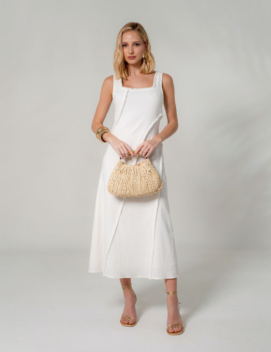 Vestido Stella Viscolinho - Unique Chic Vestido Stella Viscolinho - Unique Chic