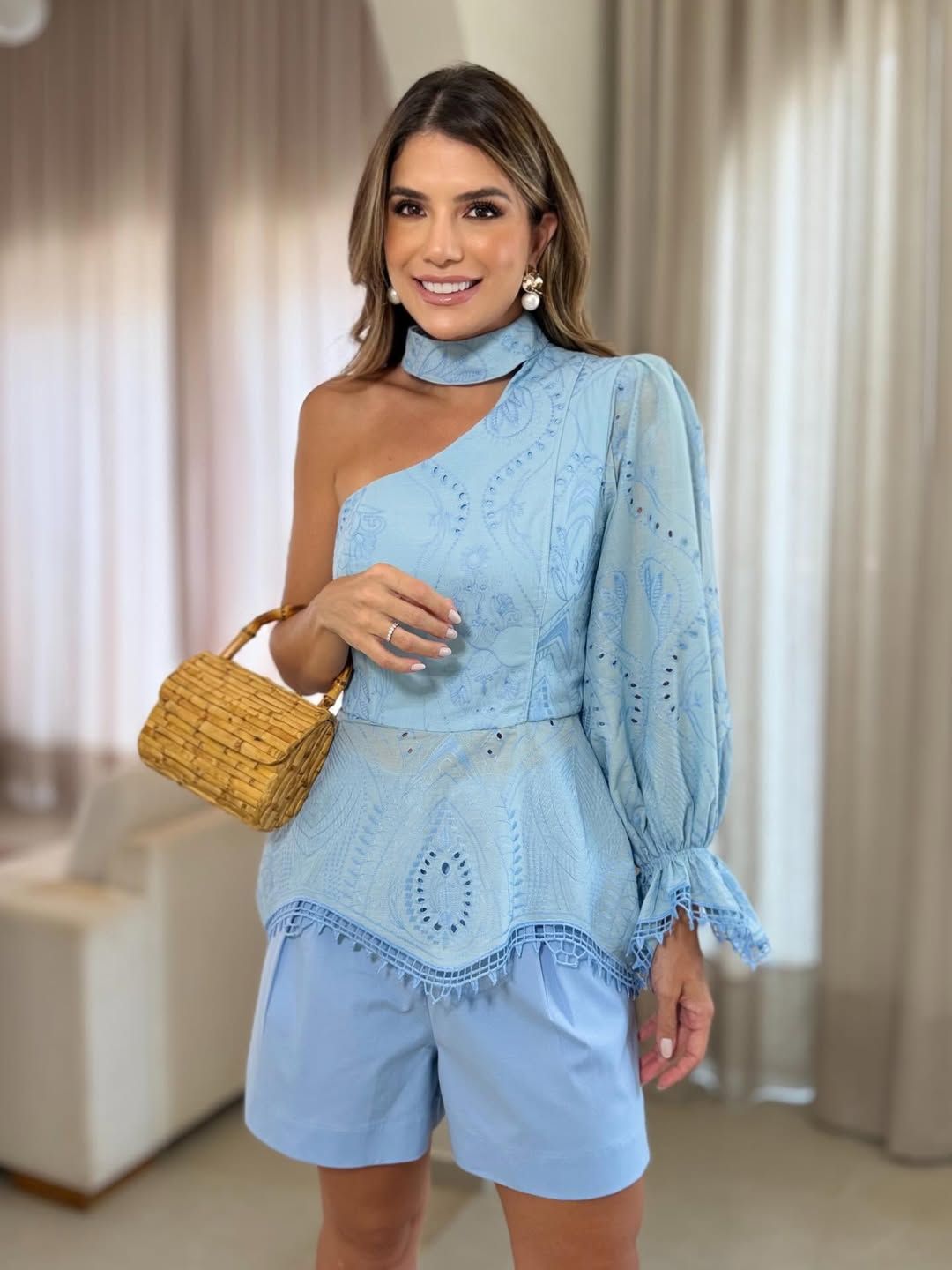 Blusa Laise Um Ombro Só - Reve Brand