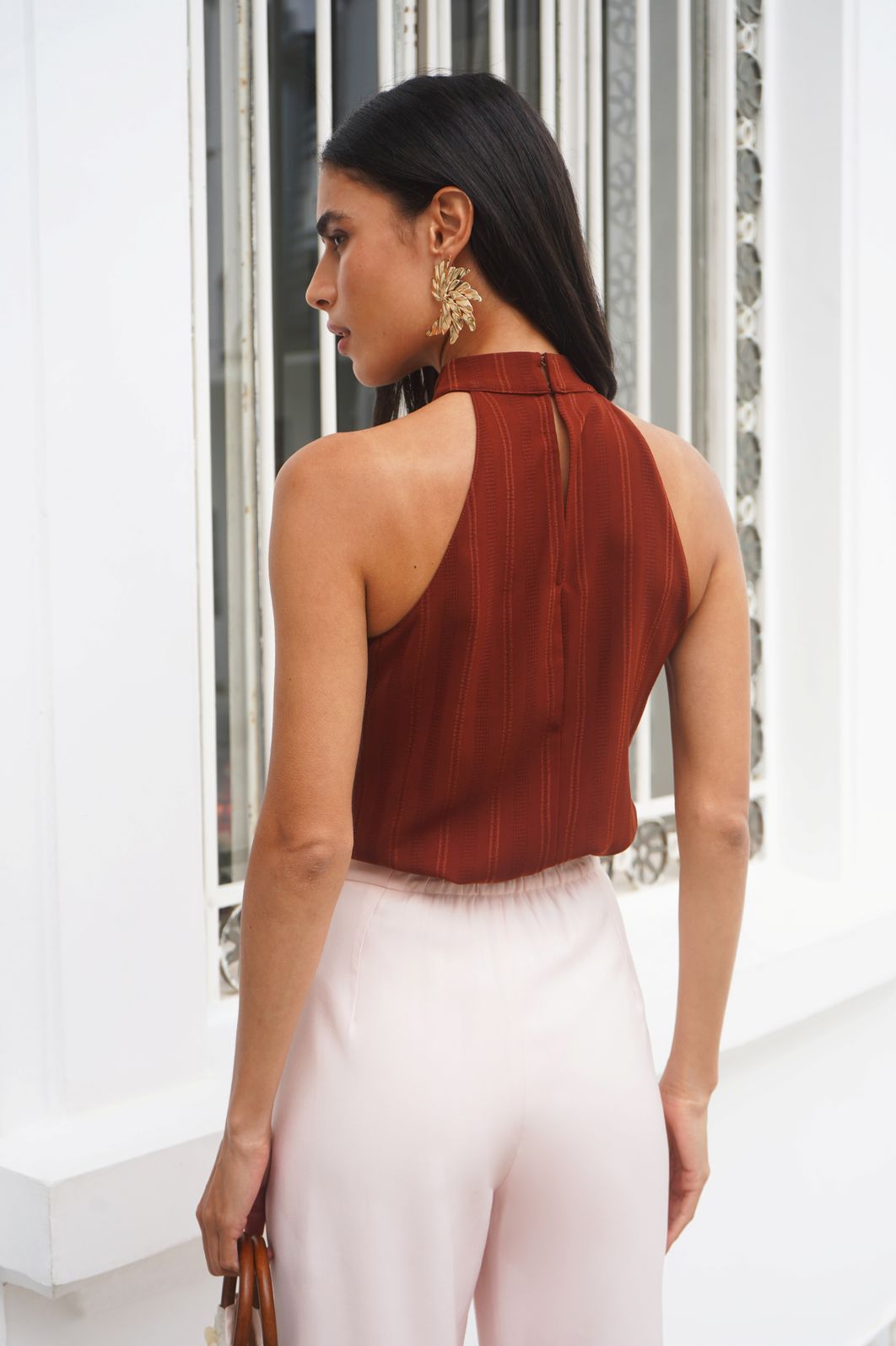 Regata Halter Elo Vazado - Donna Ritz Regata Halter Elo Vazado - Donna Ritz