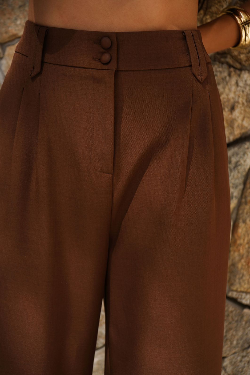 Calça Wide Aselha Passante - Donna Ritz Calça Wide Aselha Passante - Donna Ritz