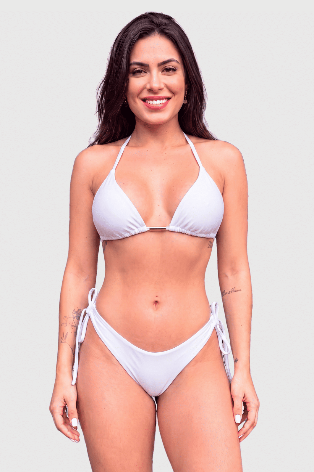 CONJUNTO CORTININHA ASA DELTA DE AMARRAR | BRANCO