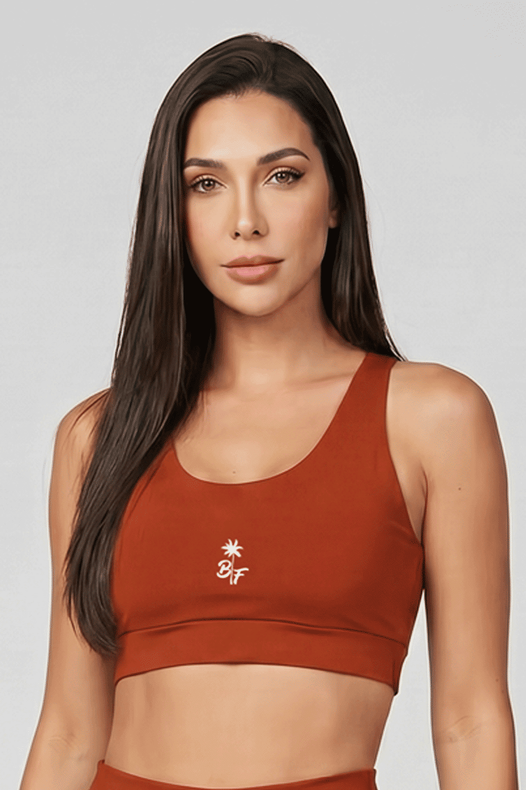 TOP FITNESS FEMININO NADADOR OCRE BENDITO FAROL