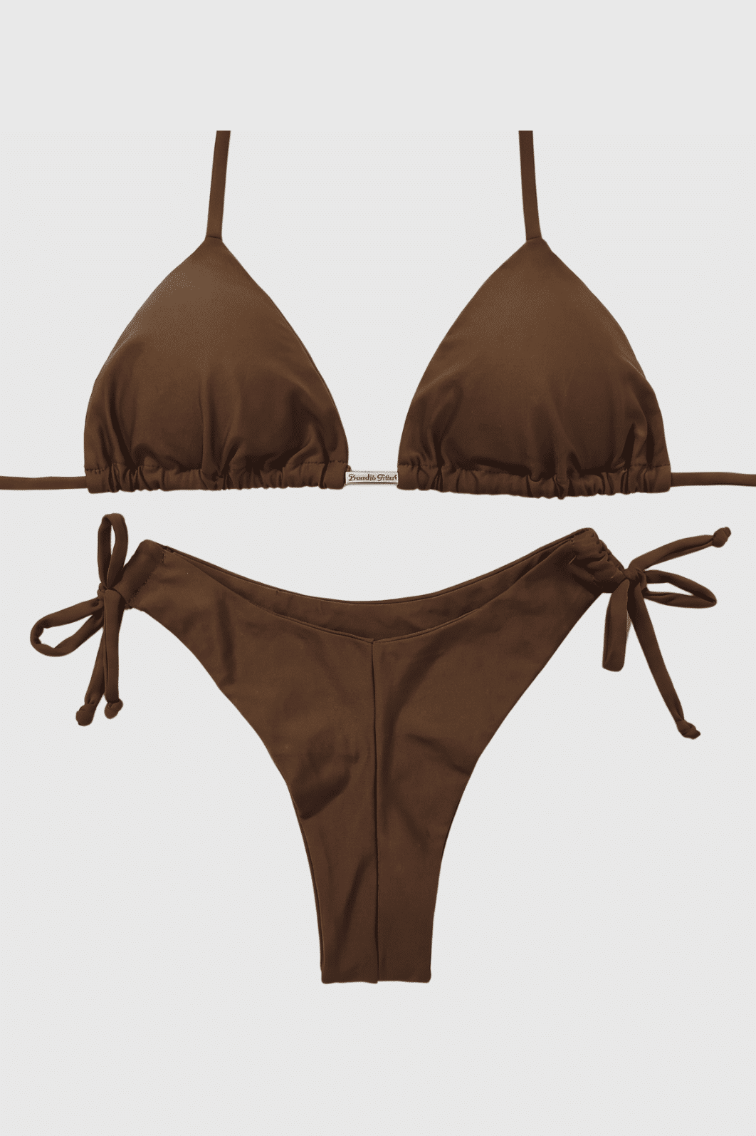 CONJUNTO CORTININHA ASA DELTA DE AMARRAR | MARROM CONJUNTO CORTININHA ASA DELTA DE AMARRAR | MARROM