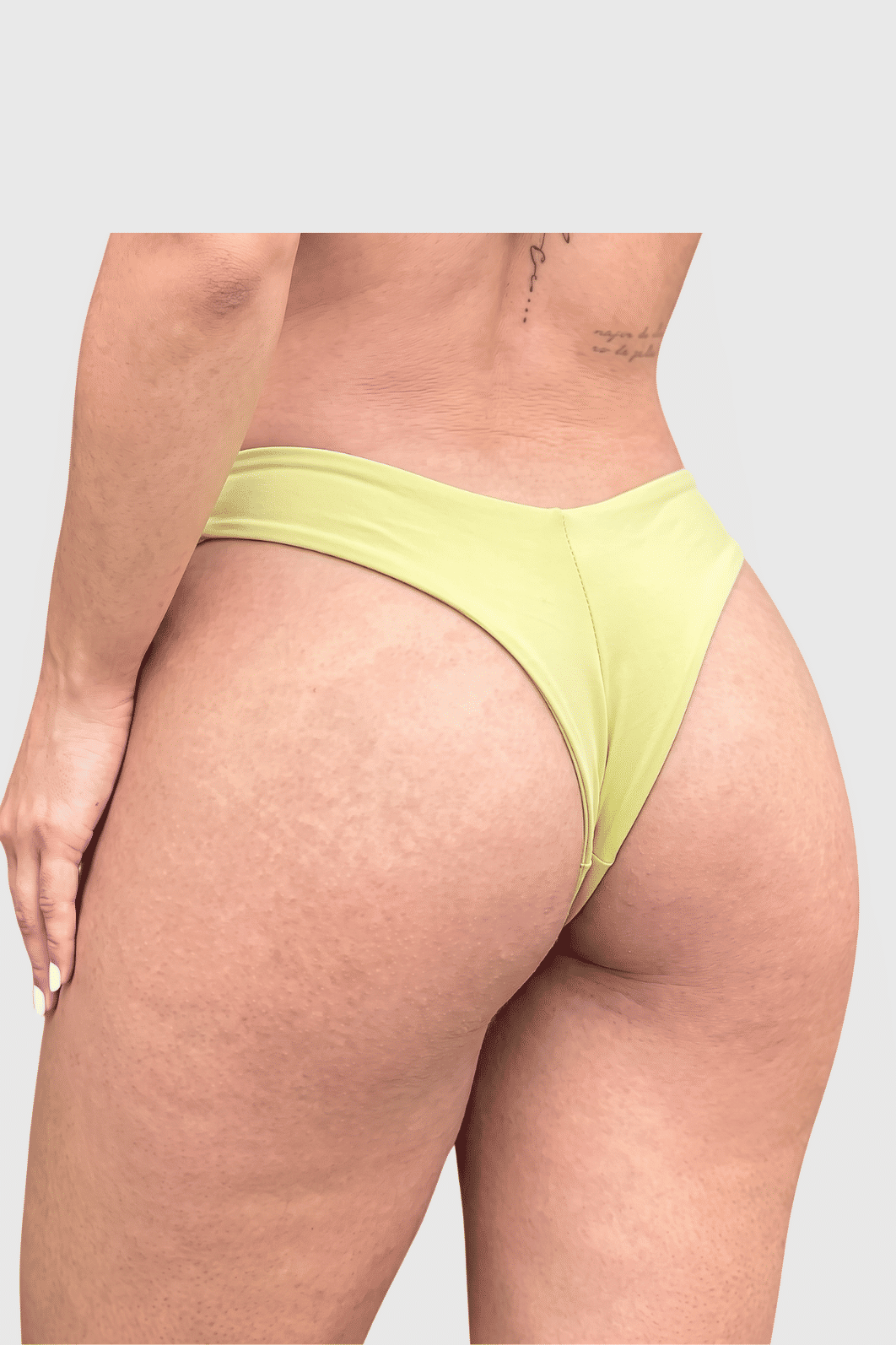 CONJUNTO CORTININHA ASA DELTA DE AMARRAR | AMARELO MANTEIGA