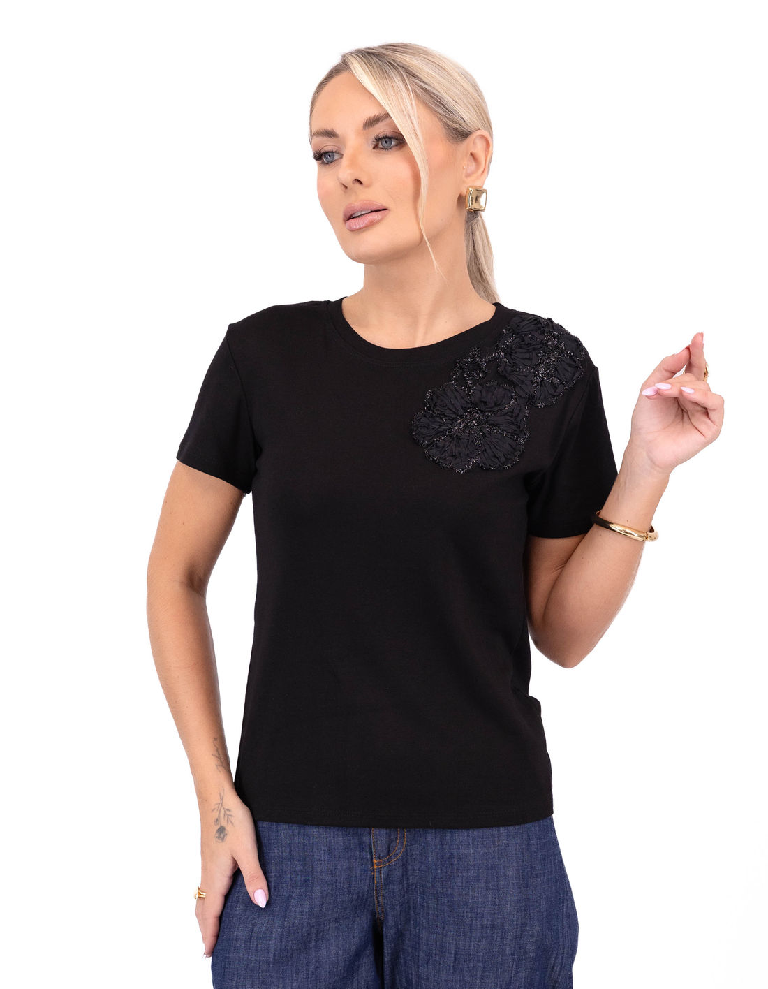 T-SHIRT CECILIA - PRETO T-SHIRT CECILIA - PRETO