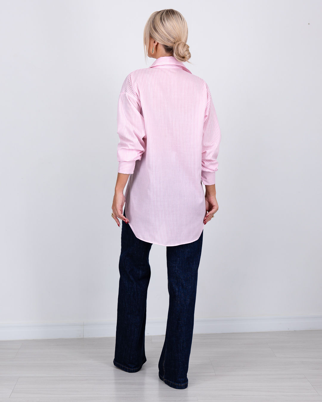 CAMISÃO MANGA LONGA ELISA - ROSA BEBÊ CAMISÃO MANGA LONGA ELISA - ROSA BEBÊ