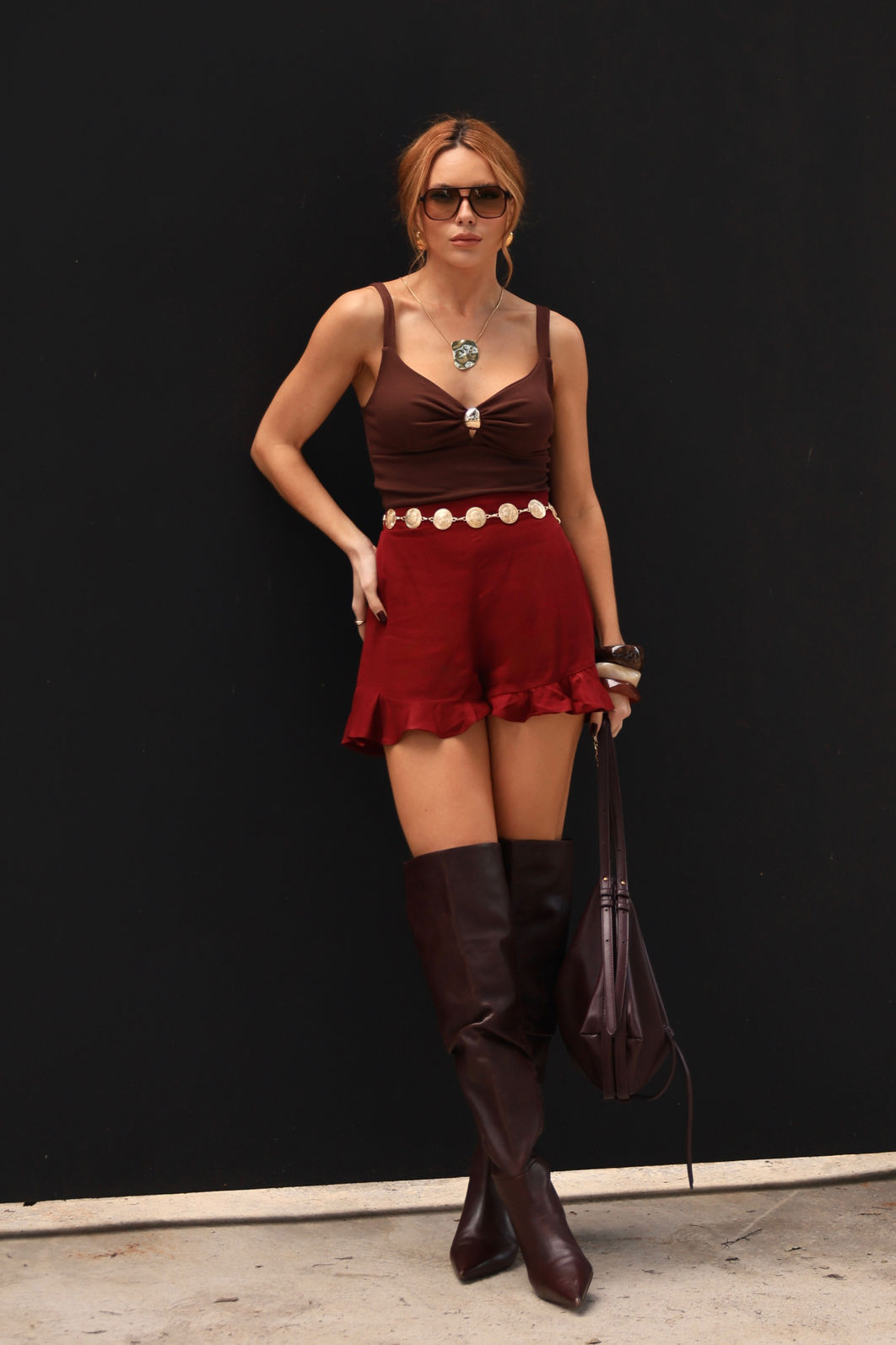 Shorts Fluido Babados com Bolsos 2 Cores