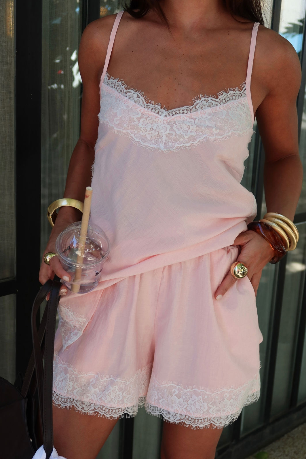 Short Doce Renda 3 Cores