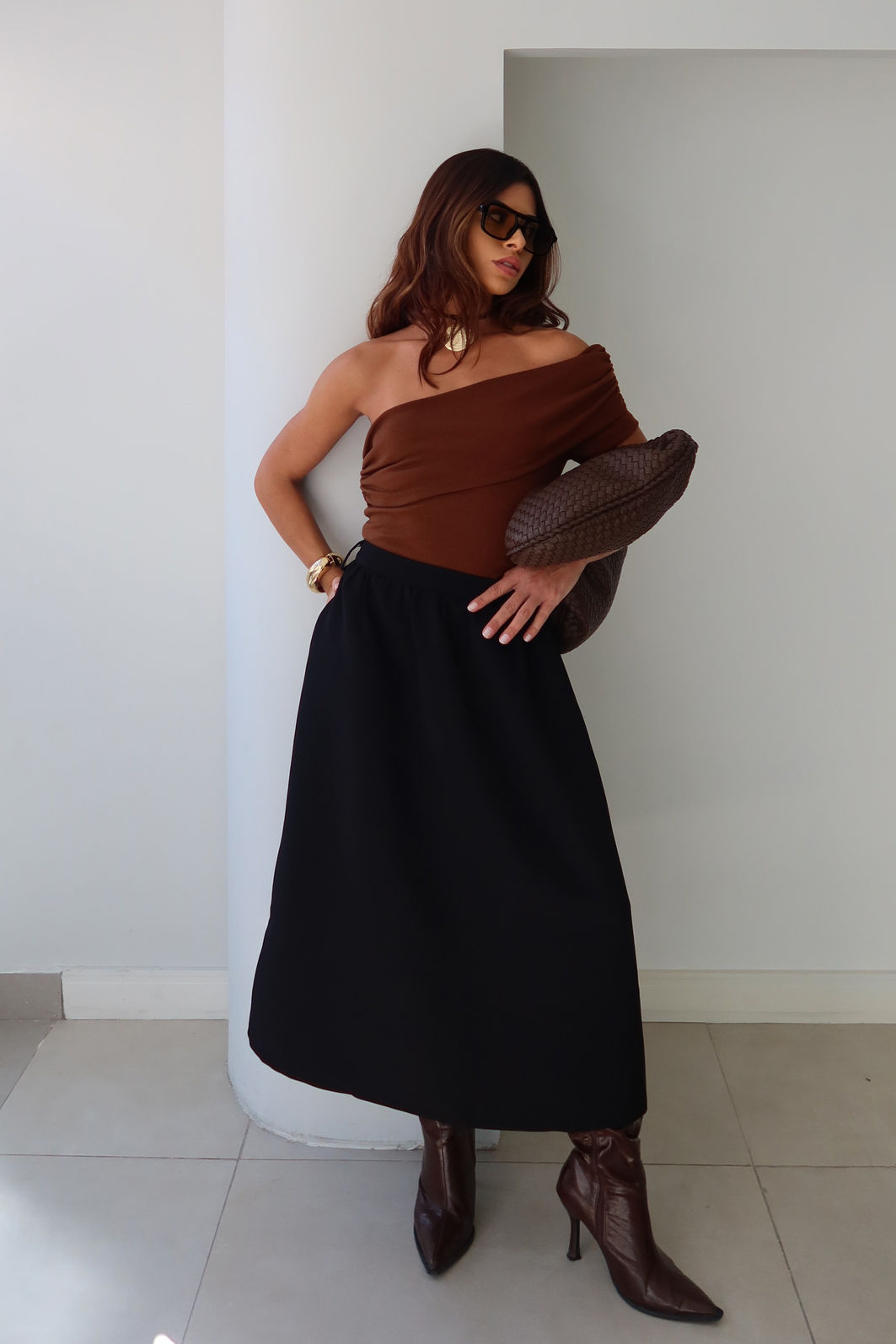 Saia Rodada Alfaiataria 4 Cores