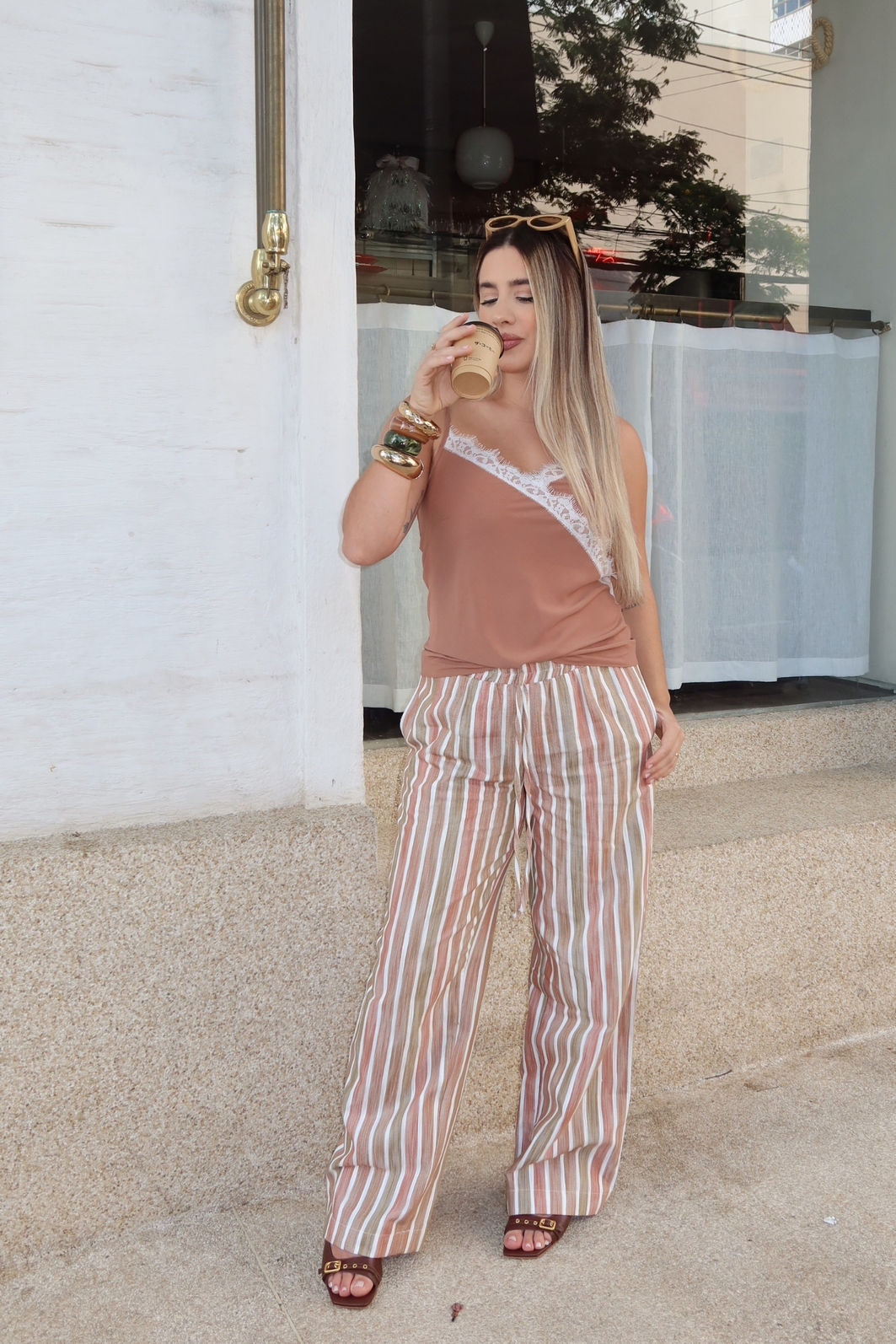 Alcinha Renda Chantily Crepe 2 Cores