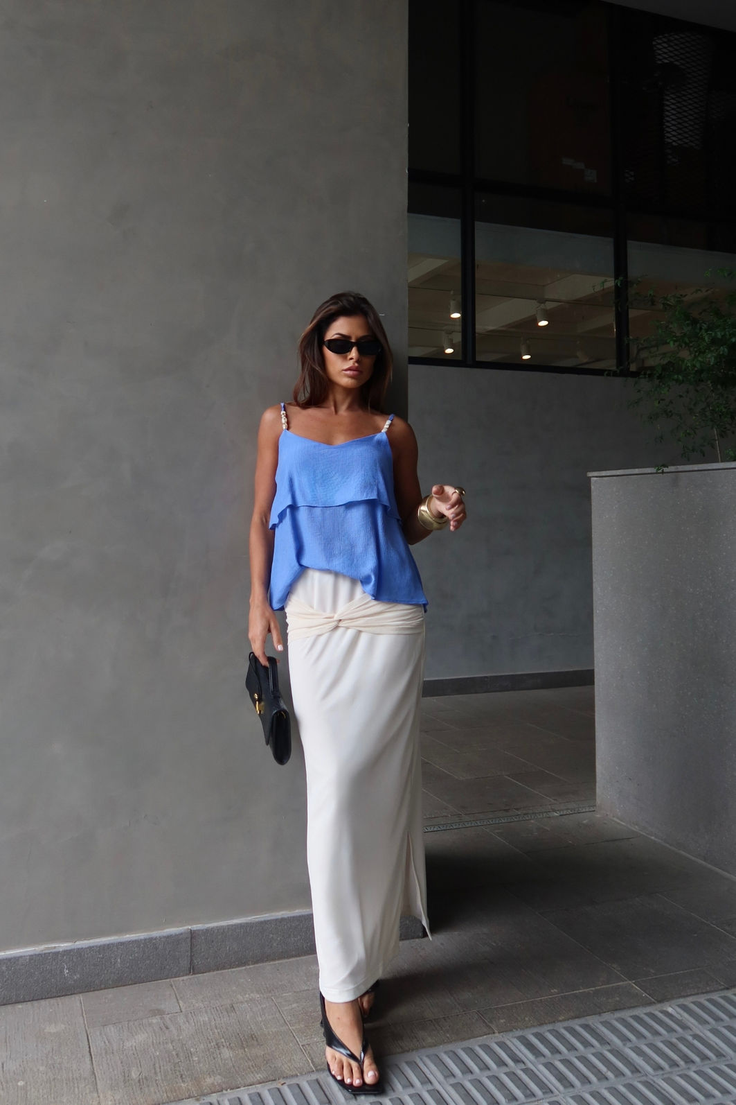 Blusa Mármore Seda 3 Cores Blusa Mármore Seda 3 Cores