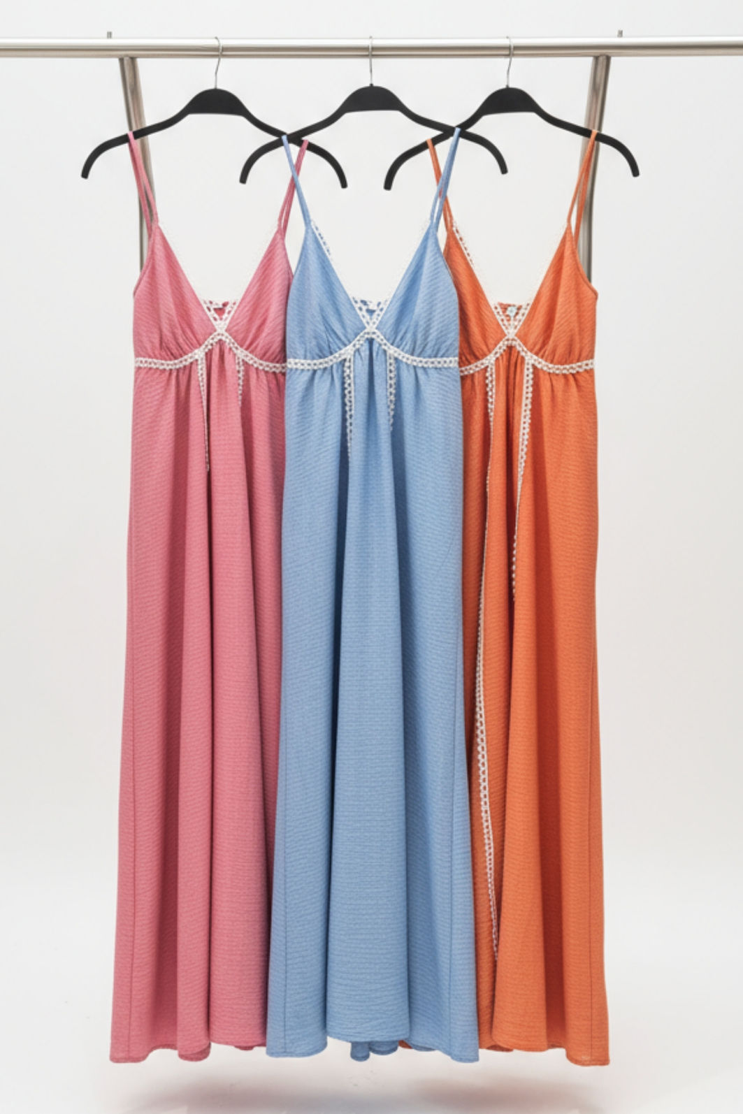 Vestido Lace Longo Renda 3 Cores Vestido Lace Longo Renda 3 Cores