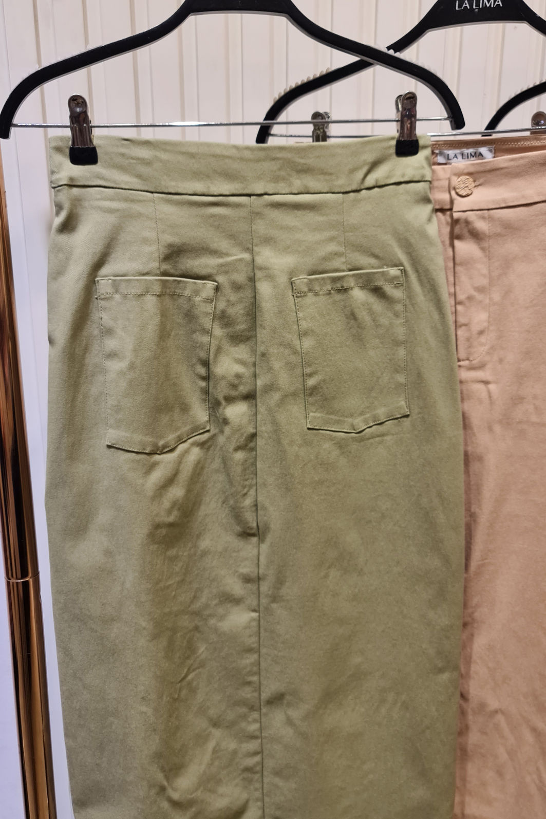 Saia em Bengaline com Fenda Frontal 3 Cores