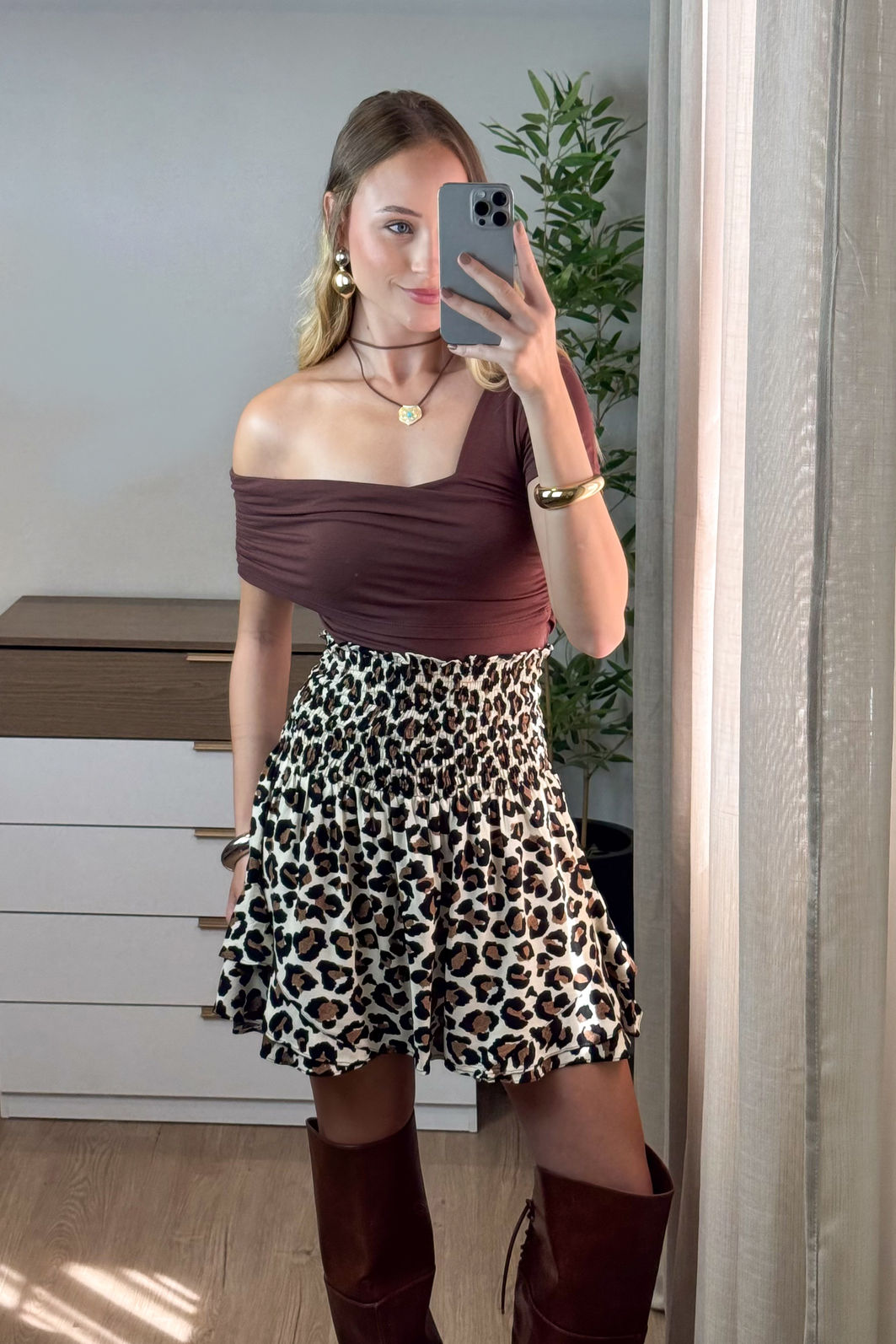 Blusa Assimétrica Drapeada em Malha Piquet  3 Cores