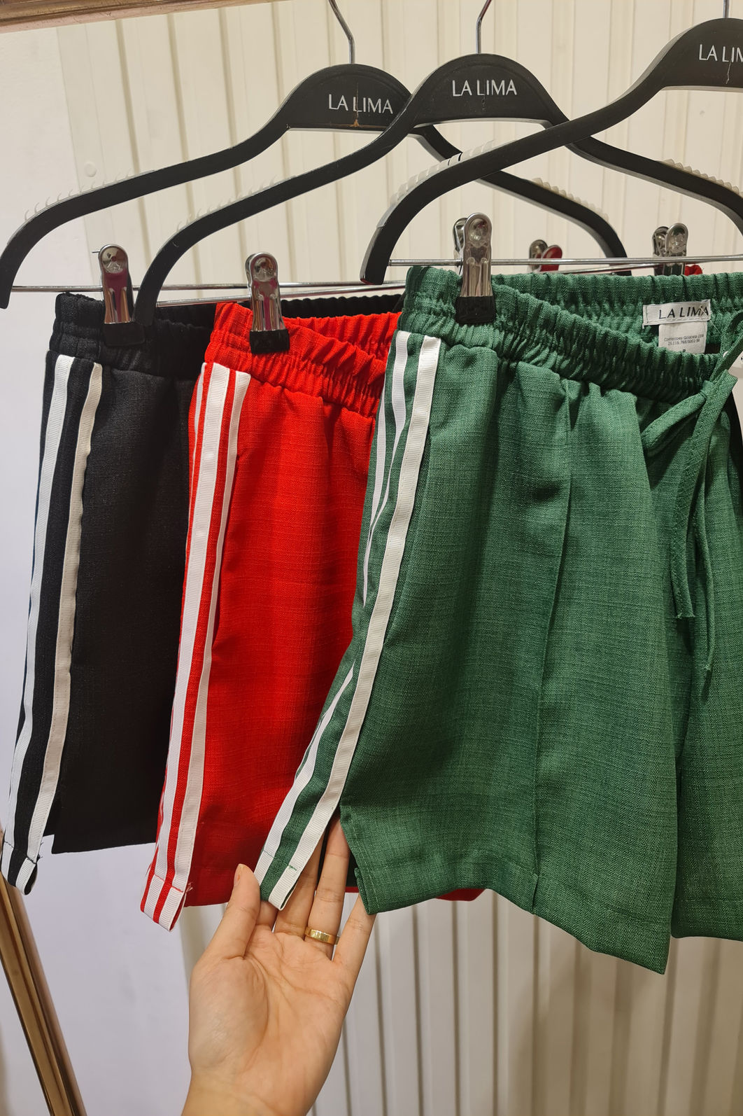 Track Shorts Crepe Linho 5 Cores