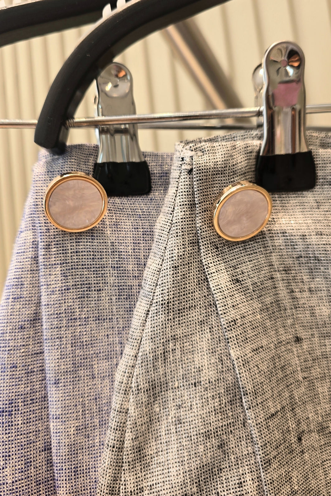 Shortsaia Linho Brilho com Saia Transpassada 2 Cores