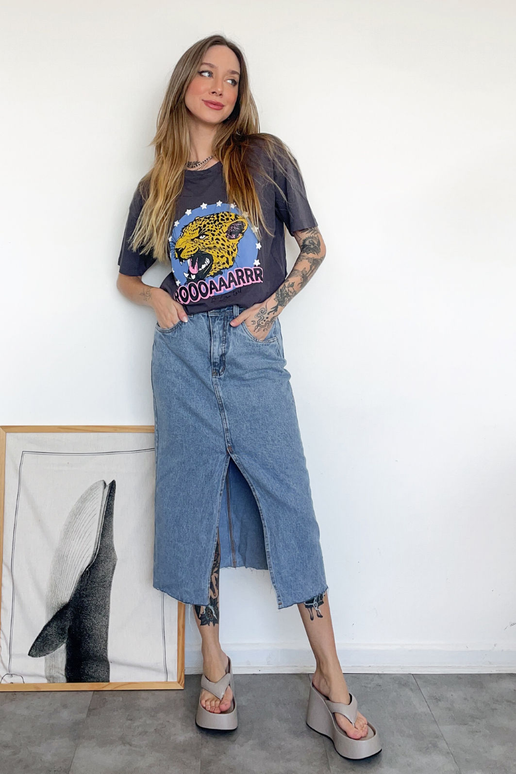 Tshirt Over Roar Algodão 3 Cores Tshirt Over Roar Algodão 3 Cores
