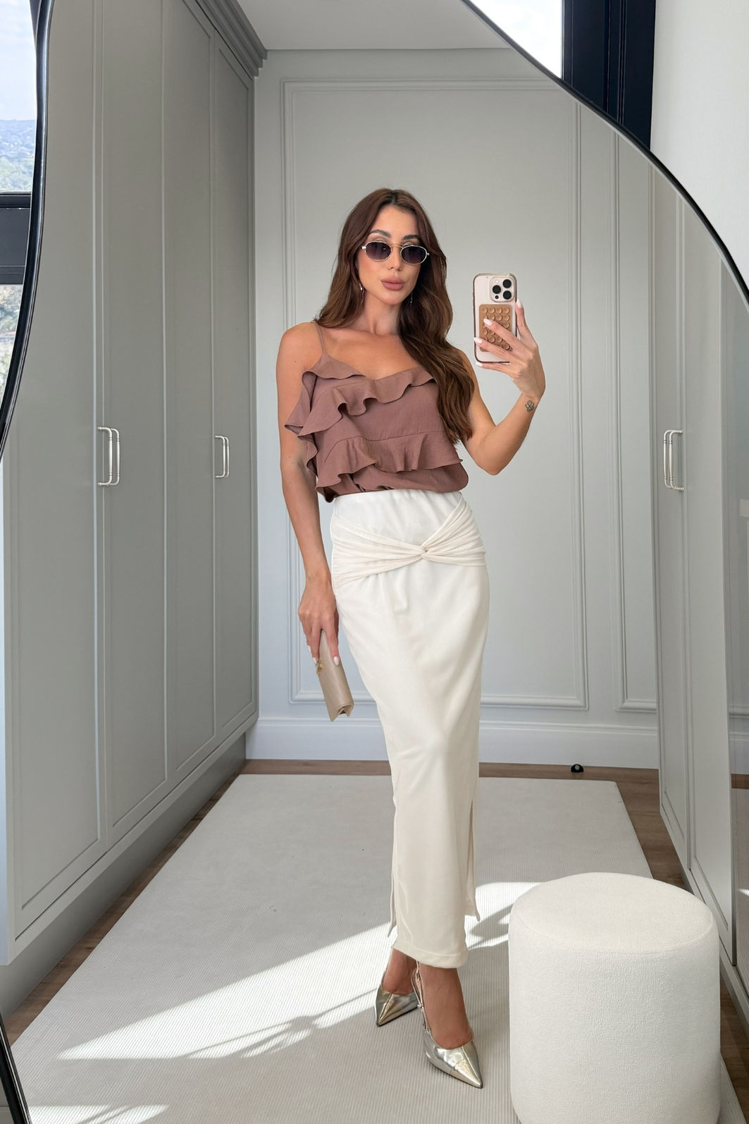 Blusa Alça Babados New Colors