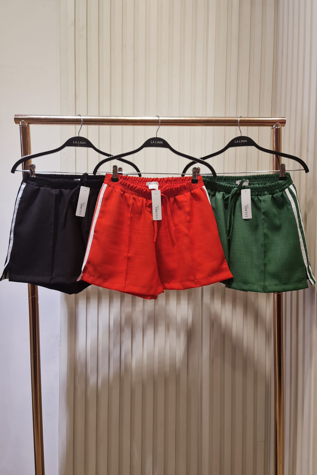 Track Shorts Crepe Linho 5 Cores