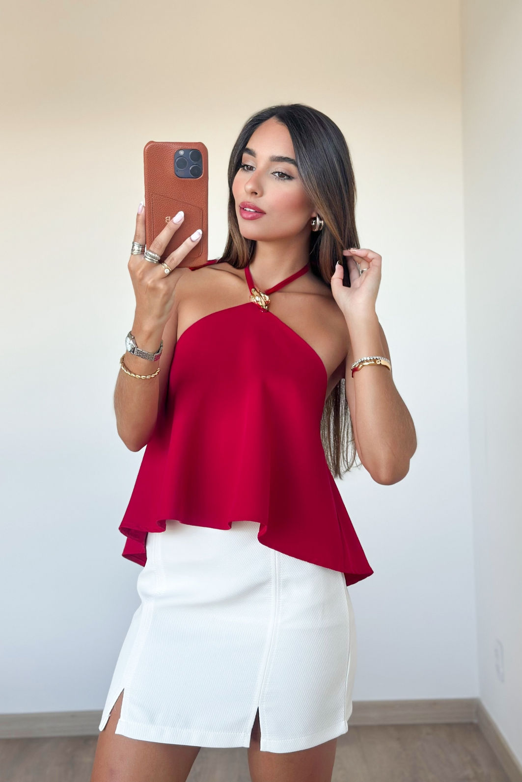 Blusa Gold Festiva Frente U 3 Cores