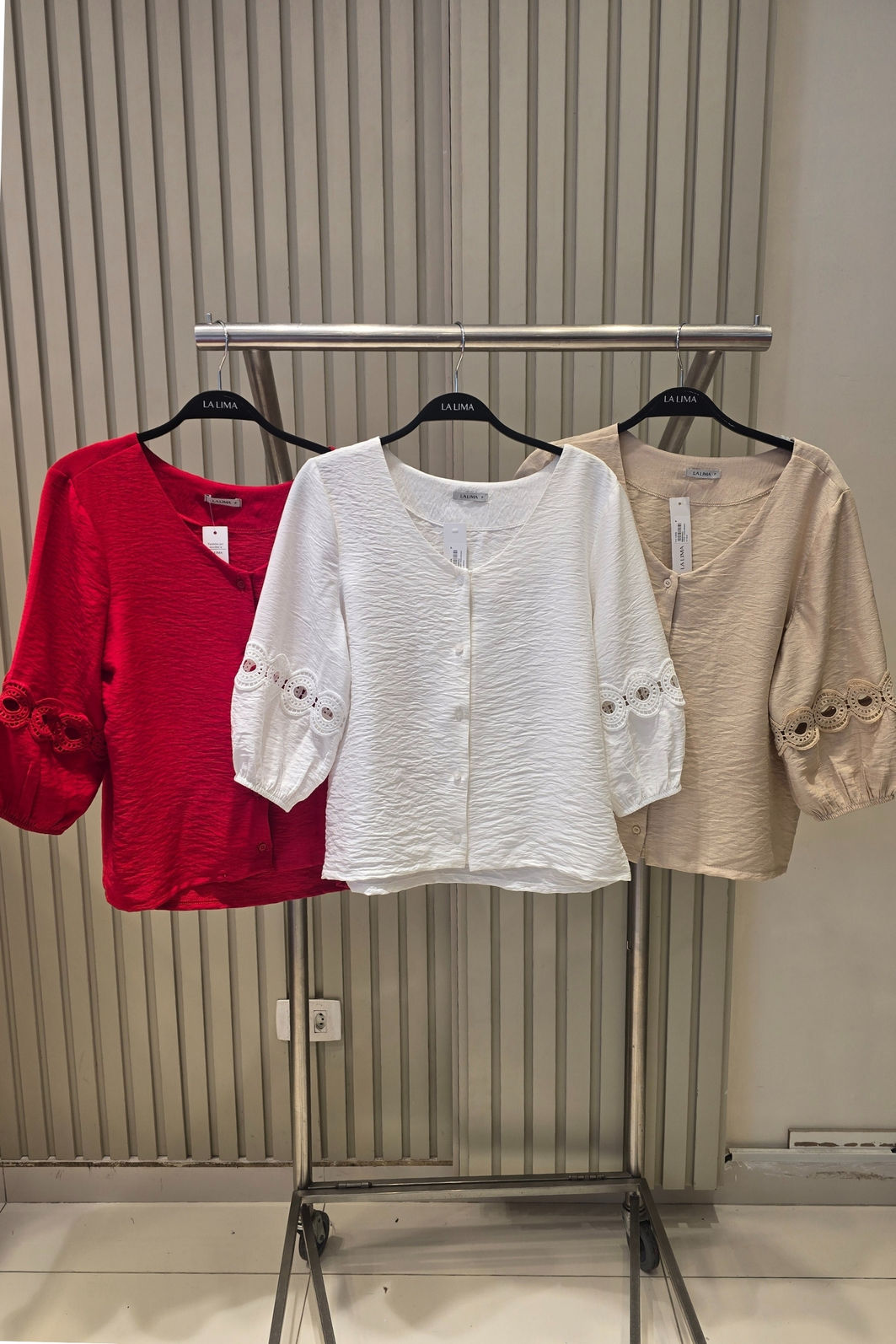 Camisa Renda Grace 3 Cores