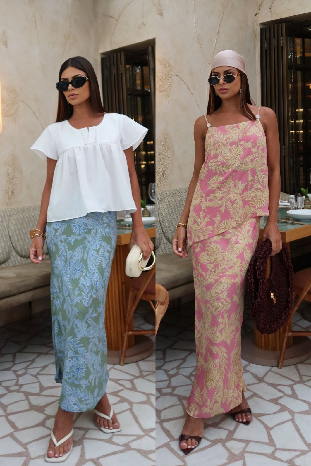 Saia Sereia Estampada Bestseller 2 Cores Saia Sereia Estampada Bestseller 2 Cores