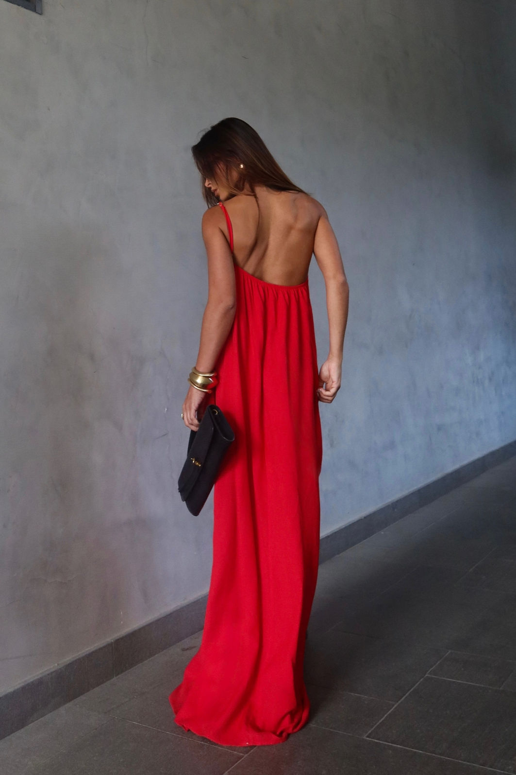 Vestido Gold Aura 1 Ombro 2 Cores Vestido Gold Aura 1 Ombro 2 Cores