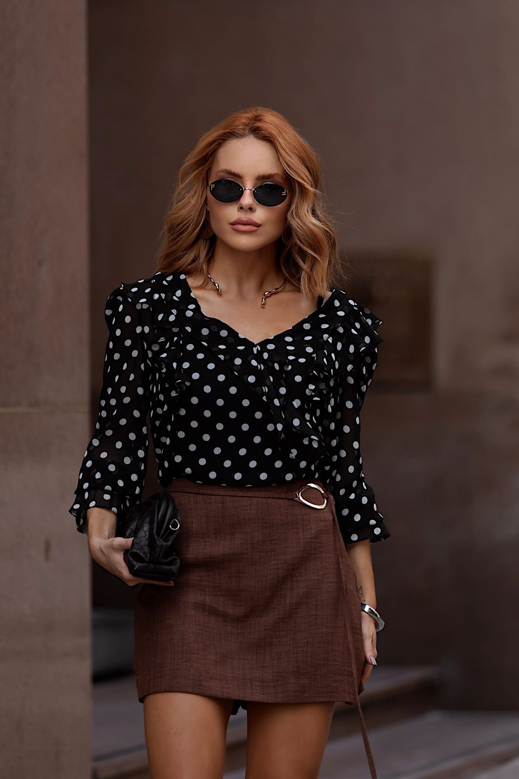 Short Saia Cinto Boho 3 Cores