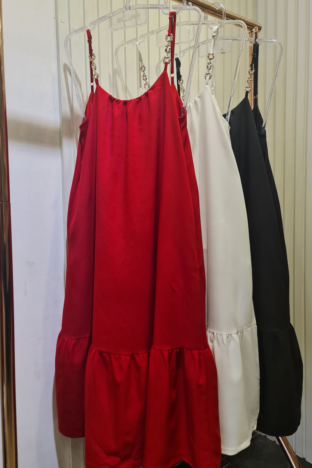 Vestido Fivela Orgânica Amplo 3 Cores Vestido Fivela Orgânica Amplo 3 Cores