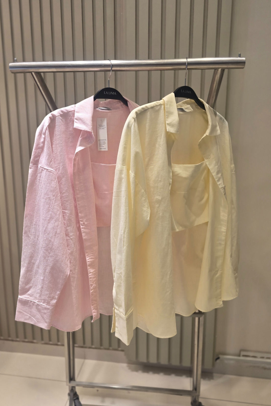 Conjunto Camisa e Top 100% Alogão 2 Cores Conjunto Camisa e Top 100% Alogão 2 Cores