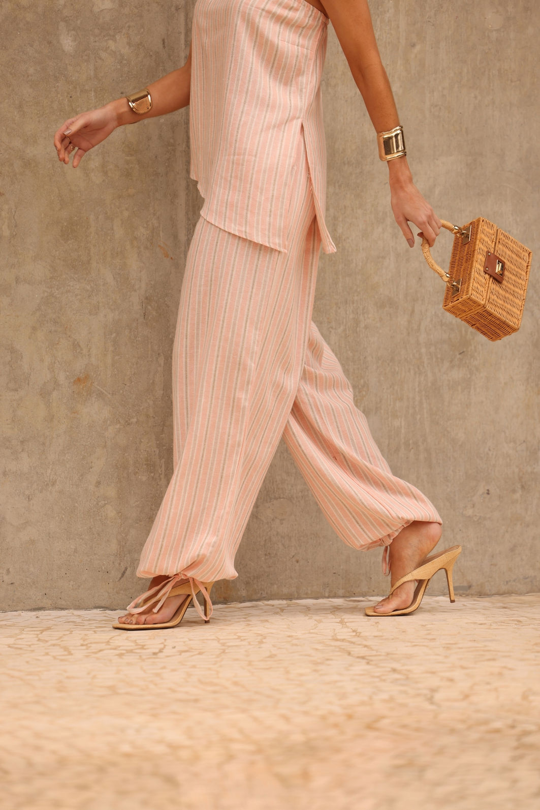 Calça Pantalona Aladim Linho 3 Cores