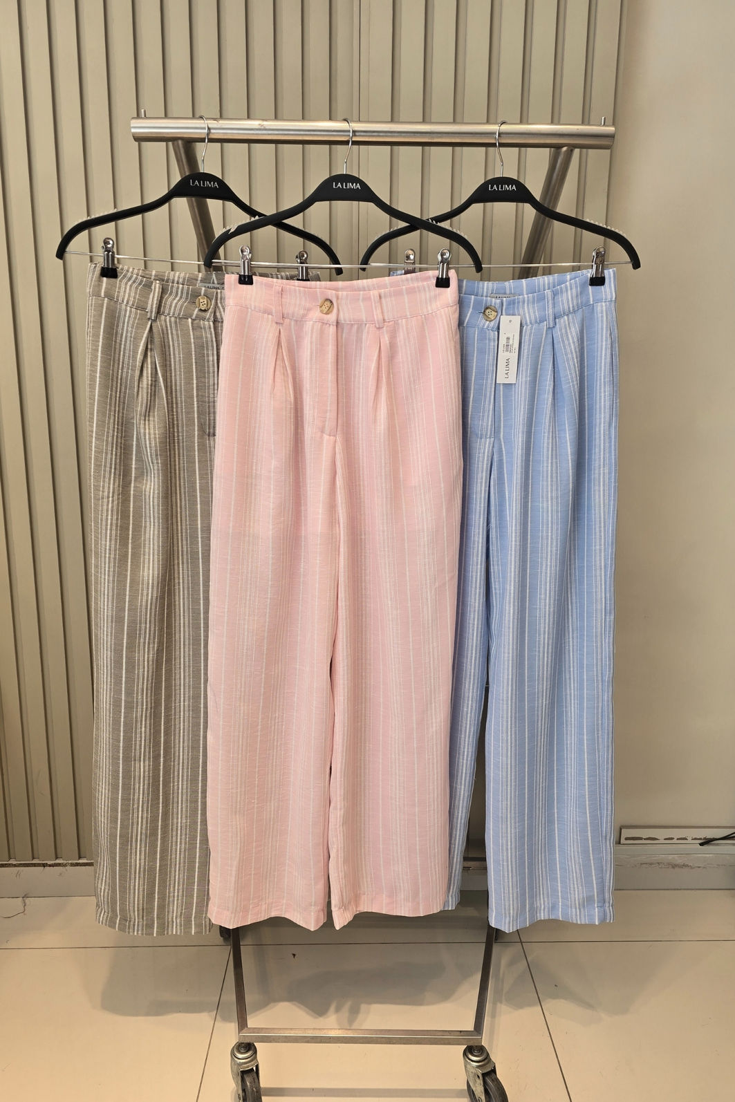 Calça PANATALONA LISTRA Ibiza 3 Cores Calça PANATALONA LISTRA Ibiza 3 Cores