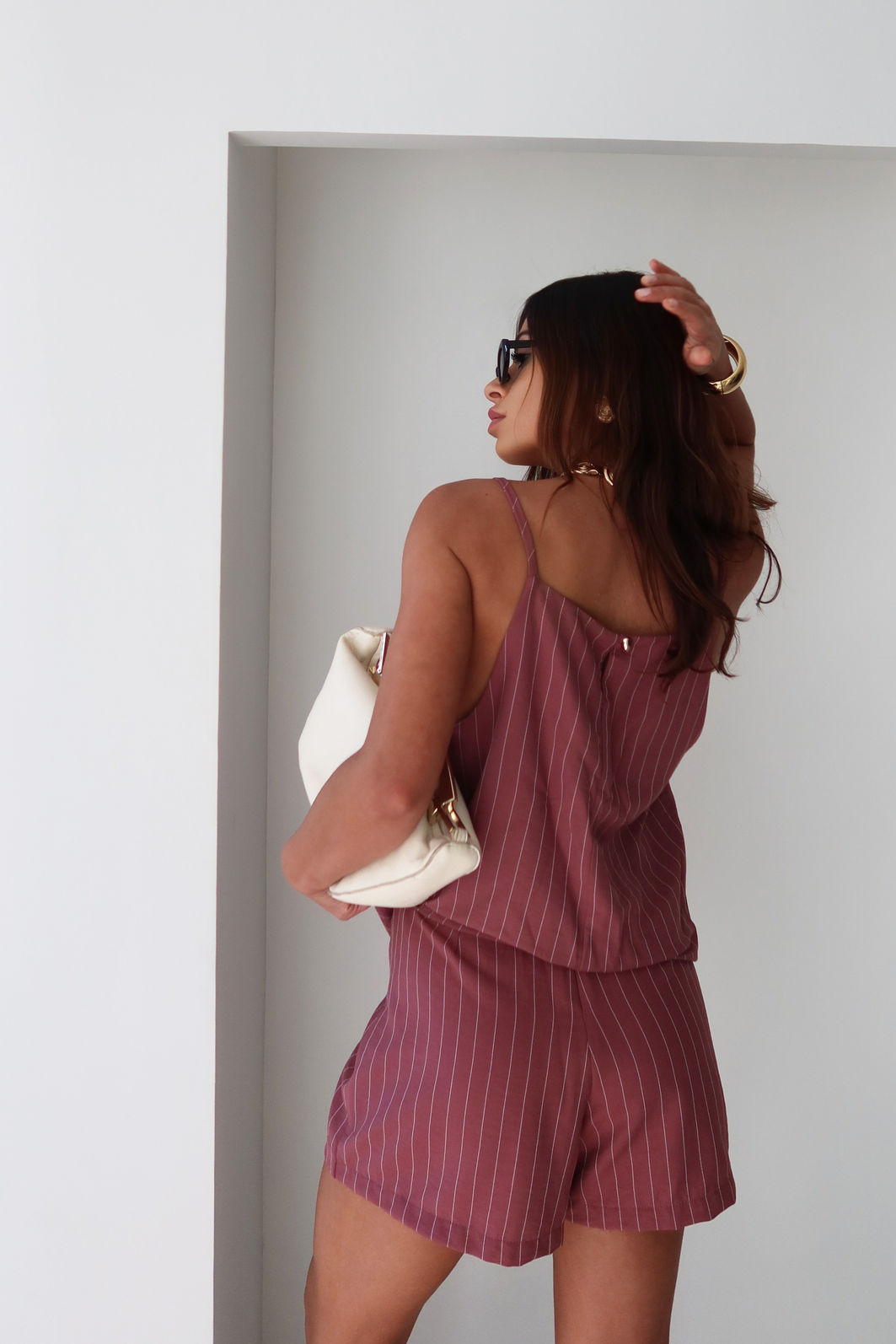 Short Saia Risca de Giz Marrant 2 Cores Short Saia Risca de Giz Marrant 2 Cores