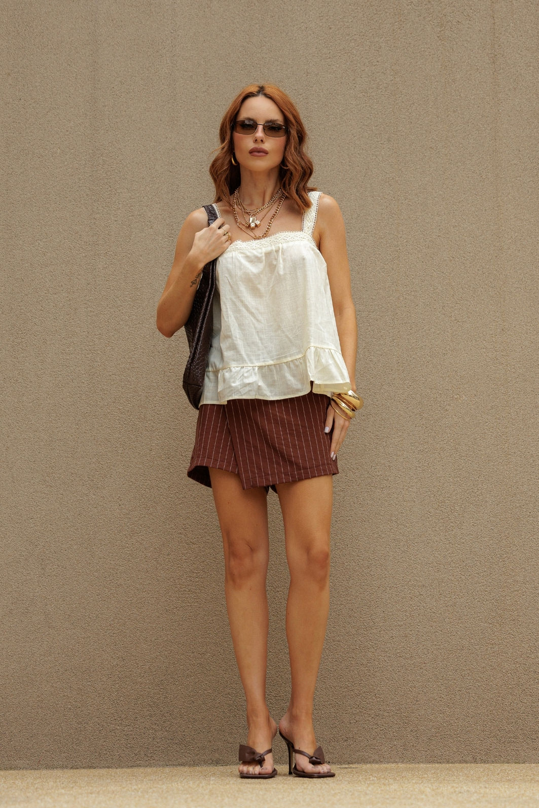 Bata Regata 100% Algodão com Alças Renda 3 Cores