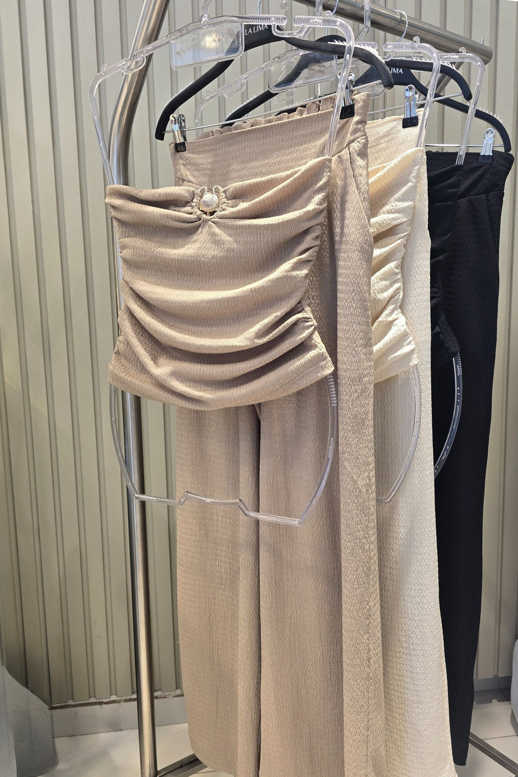 Calça BRISA Pantalona Malha 3 Cores Calça BRISA Pantalona Malha 3 Cores