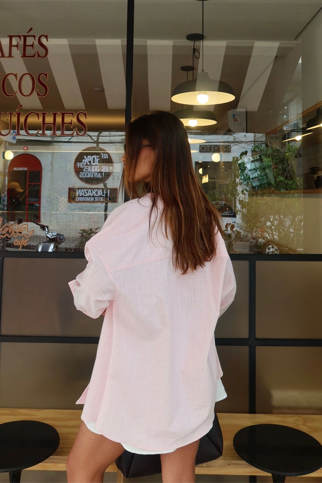 Conjunto Camisa e Top 100% Alogão 2 Cores Conjunto Camisa e Top 100% Alogão 2 Cores