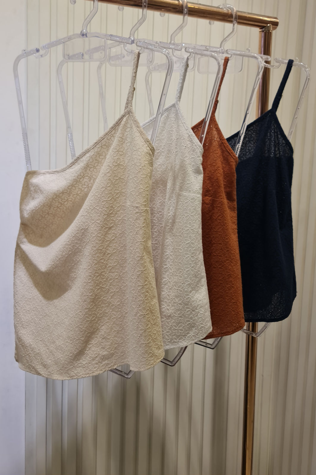 Alcinha 1 Ombro Laise Bordado 4 Cores